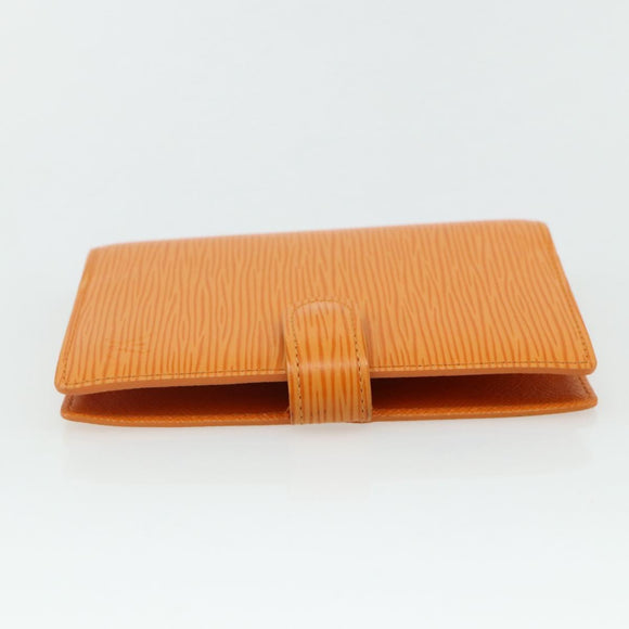 LOUIS VUITTON Epi Agenda PM Terminplanerhülle Mandarin R2005H LV Auth 168879A