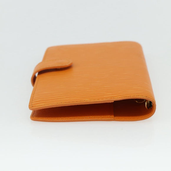 LOUIS VUITTON Epi Agenda PM Day Planner Cover Mandarin R2005H LV Auth 168879A