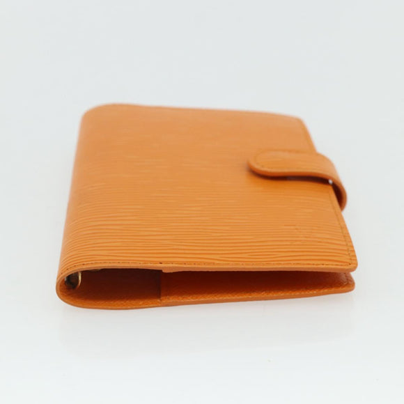 LOUIS VUITTON Epi Agenda PM Day Planner Cover Mandarin R2005H LV Auth 168879A