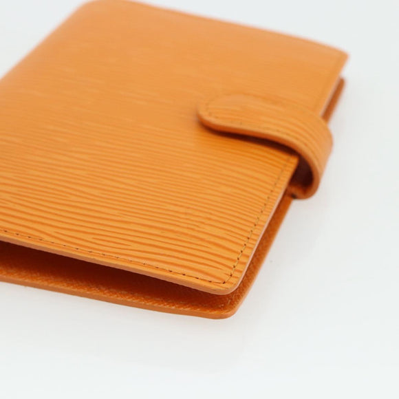 LOUIS VUITTON Epi Agenda PM Terminplanerhülle Mandarin R2005H LV Auth 168879A