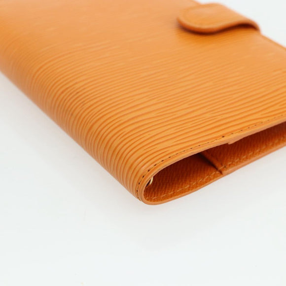 LOUIS VUITTON Epi Agenda PM Terminplanerhülle Mandarin R2005H LV Auth 168879A