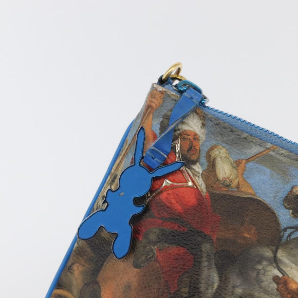 LOUIS VUITTON Celty Pochette Plat Pouch Koons Rubens M64617 LV Auth 168912A