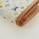 LOUIS VUITTON Multicolor Portefeuille Viennois Bifold White M92987 Auth 168924V-16