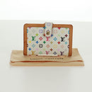 LOUIS VUITTON Multicolor Portefeuille Viennois Bifold White M92987 Auth 168924V-12