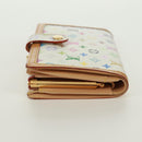 LOUIS VUITTON Multicolor Portefeuille Viennois Bifold White M92987 Auth 168924V-3