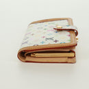 LOUIS VUITTON Multicolor Portefeuille Viennois Bifold White M92987 Auth 168924V-4