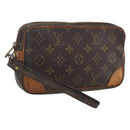 LOUIS VUITTON Monogram Marly Dragonne PM Clutch Bag M51827 LV Auth 168928-1