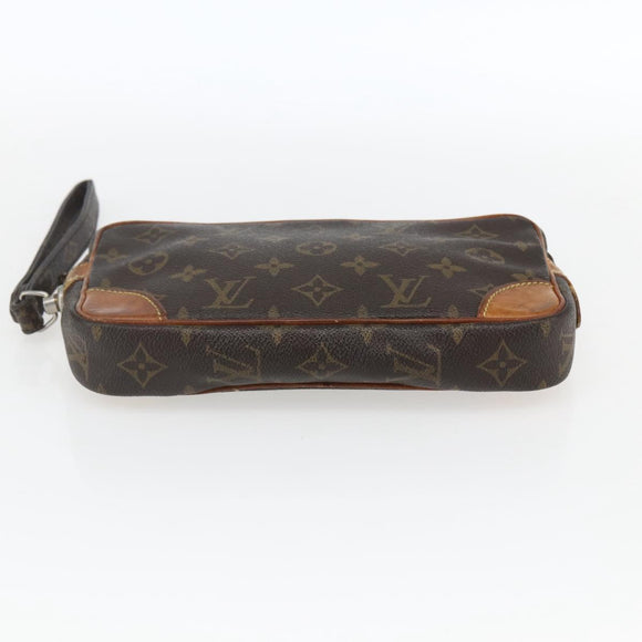 LOUIS VUITTON Monogram Marly Dragonne PM Clutch Bag M51827 LV Auth 168928