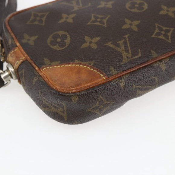 LOUIS VUITTON Monogram Marly Dragonne PM Clutch Bag M51827 LV Auth 168928