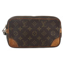 LOUIS VUITTON Monogram Marly Dragonne PM Clutch Bag M51827 LV Auth 168928-13