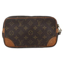 LOUIS VUITTON Monogram Marly Dragonne PM Clutch Bag M51827 LV Auth 168928-2