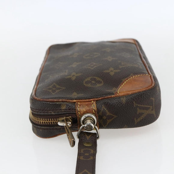 LOUIS VUITTON Monogram Marly Dragonne PM Clutch Bag M51827 LV Auth 168928
