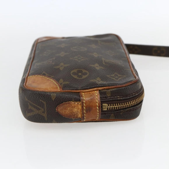 LOUIS VUITTON Monogram Marly Dragonne PM Clutch Bag M51827 LV Auth 168928