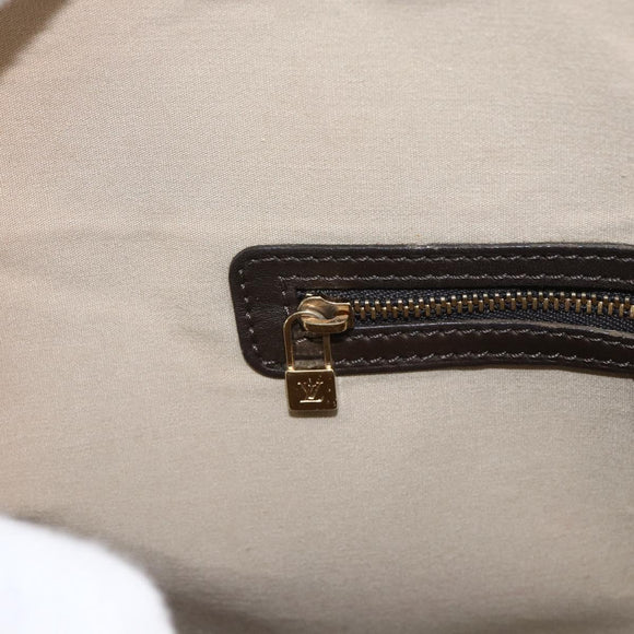 LOUIS VUITTON Monogram Mini Alma Haut Hand Bag Khaki M92203 LV Auth 168931