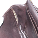 Christian Dior Trotter Canvas Shoulder Bag Brown Gold Auth 168939-19