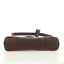 HERMES Garden File PM Tote Bag Canvas 2way Brown Auth 168940SAV-11