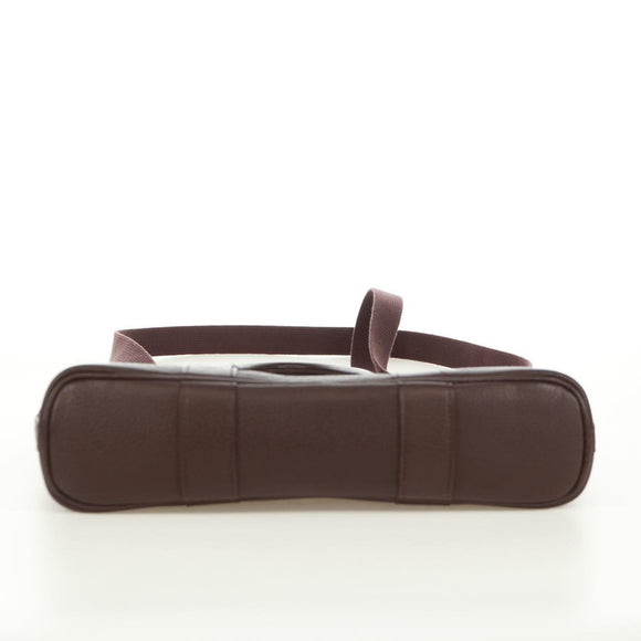 HERMES Garden File PM Tote Bag Canvas 2way Brown Auth 168940SAV