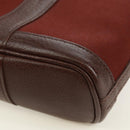 HERMES Garden File PM Tote Bag Canvas 2way Brown Auth 168940SAV-13