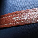 HERMES Garden File PM Tote Bag Canvas 2way Brown Auth 168940SAV-21