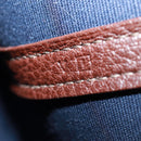 HERMES Garden File PM Tote Bag Canvas 2way Brown Auth 168940SAV-22