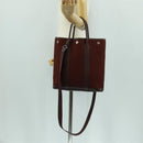 HERMES Garden File PM Tote Bag Canvas 2way Brown Auth 168940SAV-23