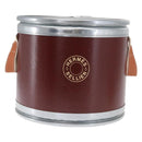 HERMES Box Small Box Storage Box metal Bordeaux Auth 168946M-2