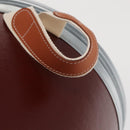 HERMES Box Small Box Storage Box metal Bordeaux Auth 168946M-7