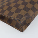 LOUIS VUITTON Damier Ebene Poche Toilette 26 Pouch N47543 LV Auth 168948-16