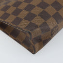 LOUIS VUITTON Damier Ebene Poche Toilette 26 Pouch N47543 LV Auth 168948-14