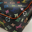 LOUIS VUITTON Monogram Multicolor Trousse Wapity Etui Zwart M58034 Auth 168949V-14