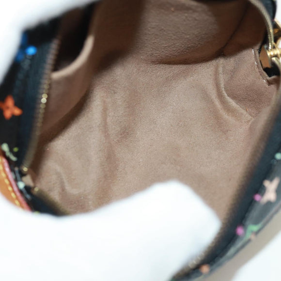 LOUIS VUITTON Monogram Multicolor Trousse Wapity Etui Zwart M58034 Auth 168949V