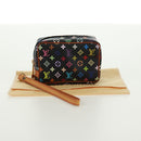 LOUIS VUITTON Monogram Multicolor Trousse Wapity Etui Zwart M58034 Auth 168949V-12