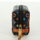 LOUIS VUITTON Monogram Multicolor Trousse Wapity Etui Zwart M58034 Auth 168949V-4
