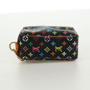 LOUIS VUITTON Monogram Multicolor Trousse Wapity Etui Zwart M58034 Auth 168949V-5