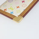 LOUIS VUITTON Monogram Multicolor Pochette Cles Purse White M92655 Auth 168950-16