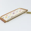 LOUIS VUITTON Monogram Multicolor Pochette Cles Purse White M92655 Auth 168950-5