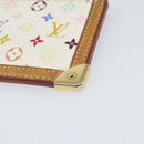 LOUIS VUITTON Monogram Multicolor Pochette Cles Purse White M92655 Auth 168950-7