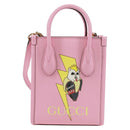 GUCCI Hand Bag Leather 2way Pink Gold 671623 Auth 168965M-13