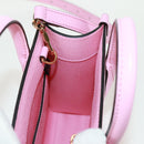 GUCCI Hand Bag Leather 2way Pink Gold 671623 Auth 168965M-24