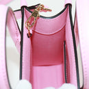 GUCCI Hand Bag Leather 2way Pink Gold 671623 Auth 168965M-25