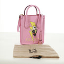 GUCCI Hand Bag Leather 2way Pink Gold 671623 Auth 168965M-12