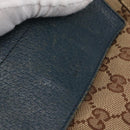 GUCCI GG Canvas Waist Bag Outlet Beige Silver 28566 Auth 168966A-18