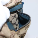GUCCI GG Canvas Waist Bag Outlet Beige Silver 28566 Auth 168966A-20