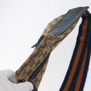 GUCCI GG Canvas Waist Bag Outlet Beige Silver 28566 Auth 168966A-6