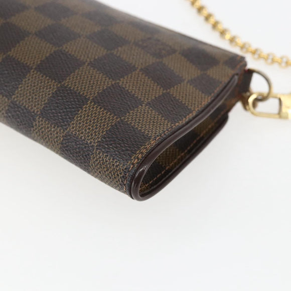 LOUIS VUITTON Damier Ebene Sophie 2-weg schoudertas N51135 LV Auth 168983