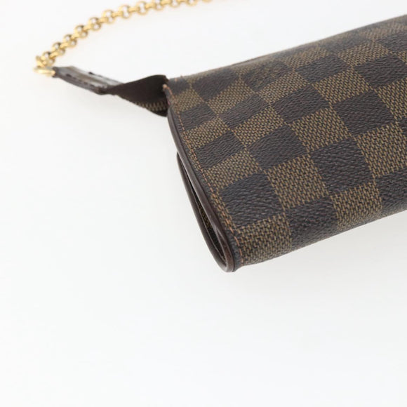 LOUIS VUITTON Damier Ebene Sophie 2-weg schoudertas N51135 LV Auth 168983