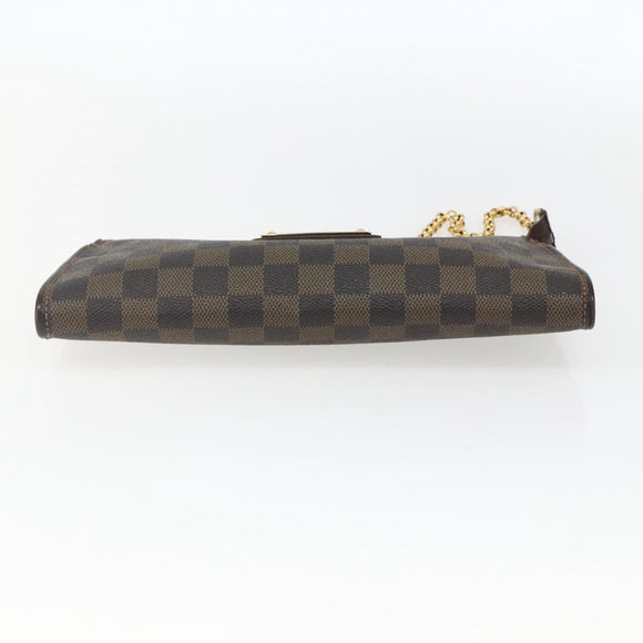 LOUIS VUITTON Damier Ebene Sophie 2-weg schoudertas N51135 LV Auth 168983