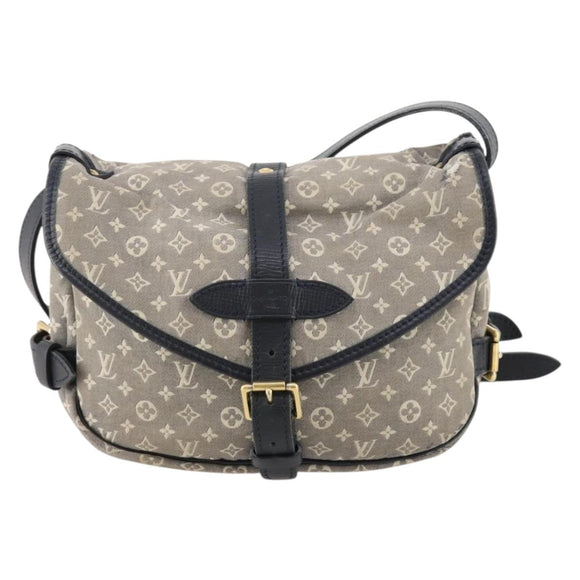 LOUIS VUITTON Monogram Idylle Saumur PM Shoulder Bag Uncle M40666 LV Auth 168984