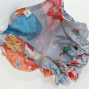 HERMES Petit Ash Pouch Silk Multicolor Auth 168996M-11