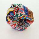 HERMES Petit Ash Pouch Silk Multicolor Auth 168996M-5